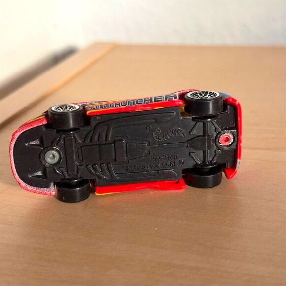 Vintage 90s Hot Wheels Silhouette II Red Super Launcher Diecast Car 1/64 1993 - Picture 7 of 7